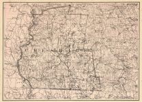 Cheshire County Topographical Map, Cheshire County 1877